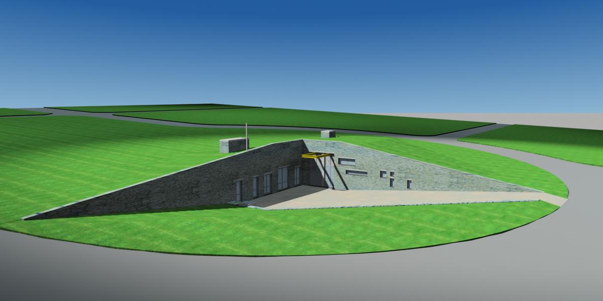 Estación de bombeo proyectada - San Rafael